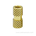 brass insert nut knurled hot-melt hot-pressed injection nut